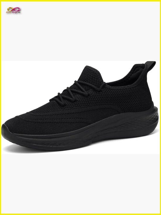 Slip On Running Shoes Lightweight Breathable Mesh Workout Gym Sneakers Non Slip